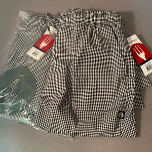 Two Pairs of Large Chef Works Chef Pants